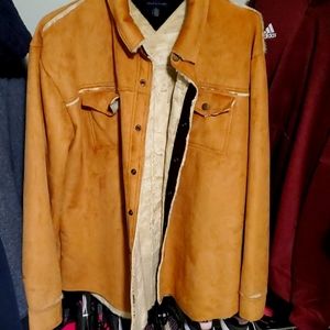 Tan suede jacket